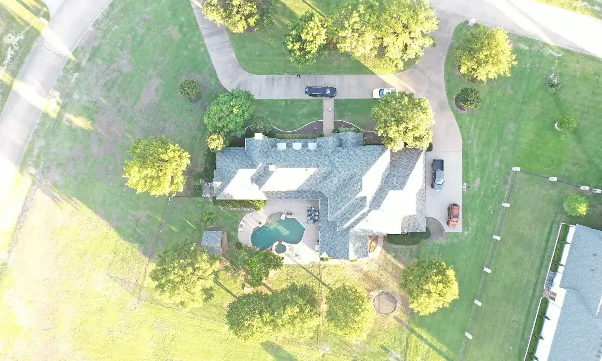 New shingle roof installation on a home in Oak Forest